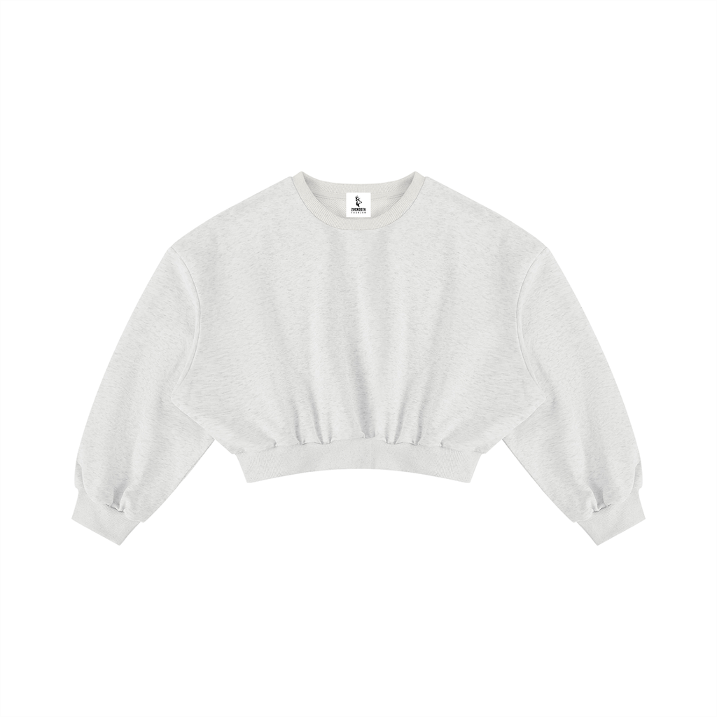 Women's Boxy Cropped Crewneck Sweatshirt