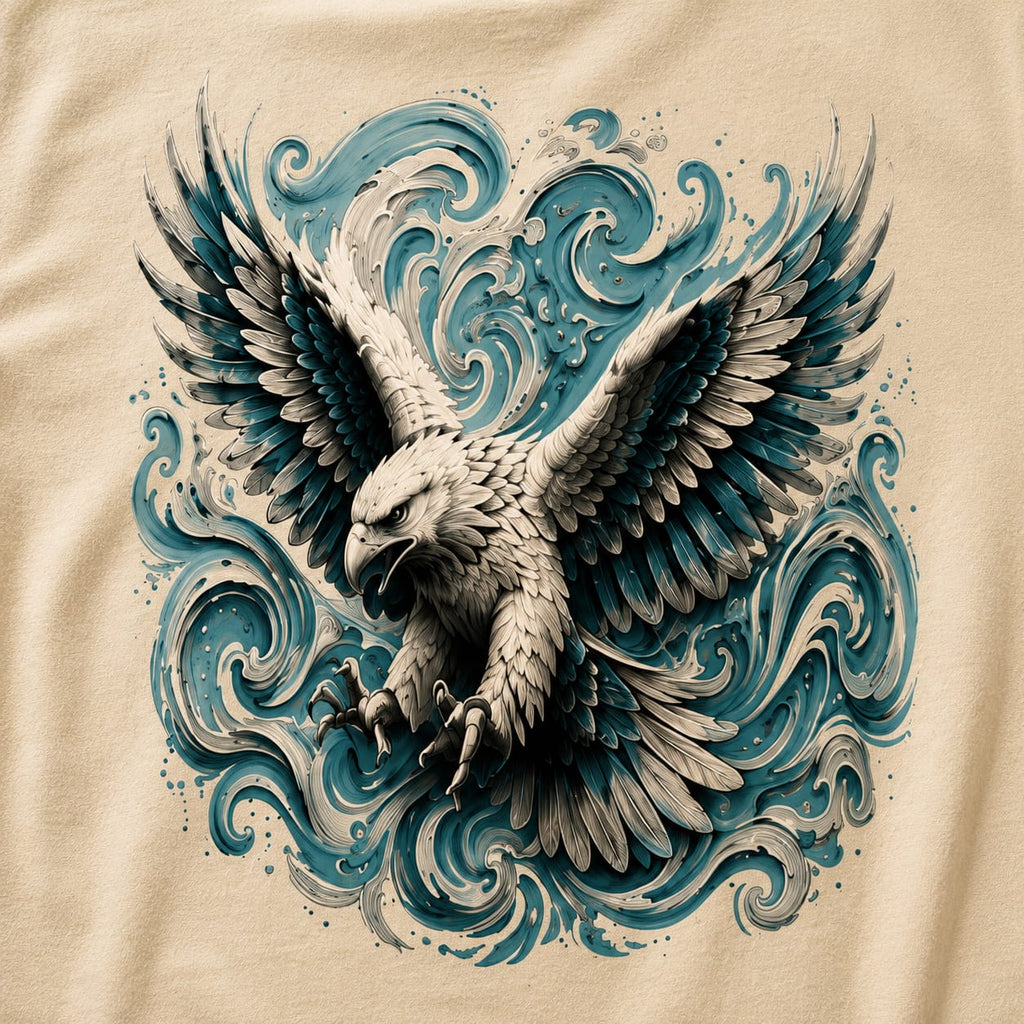 Eagle,Unisex,Oversized,Tshirt