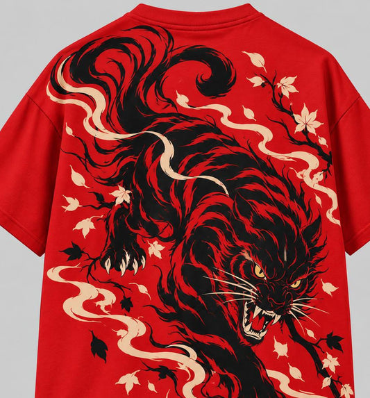 Balck tiger unisex Boxy fit tshirt