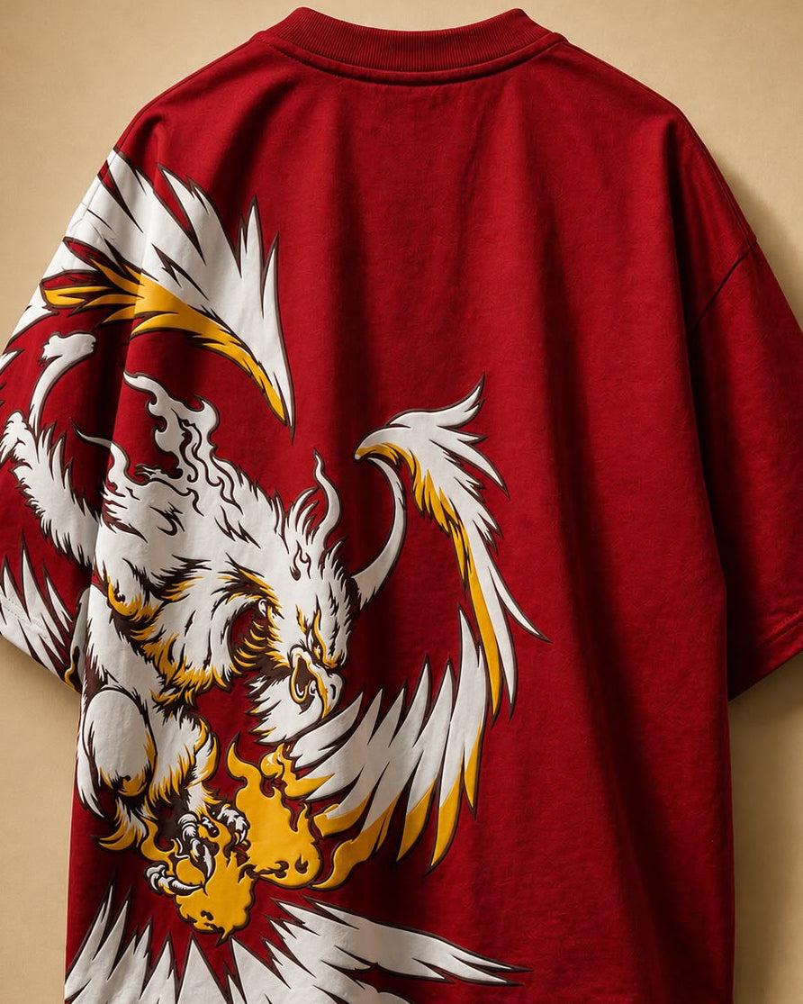 Eagle boxy fit unisex tshirt